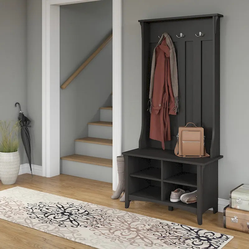 Meuble à chaussures avec banc de rangement intégré