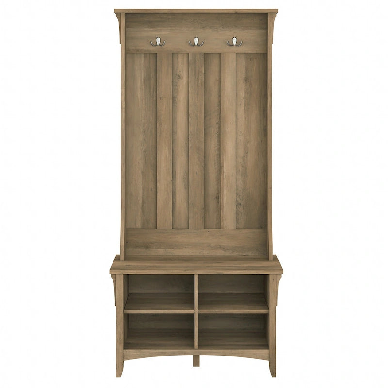 Meuble à chaussures avec banc de rangement intégré