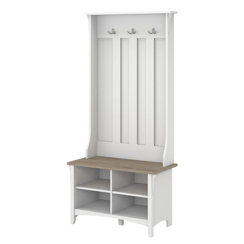 Meuble à chaussures avec banc de rangement intégré