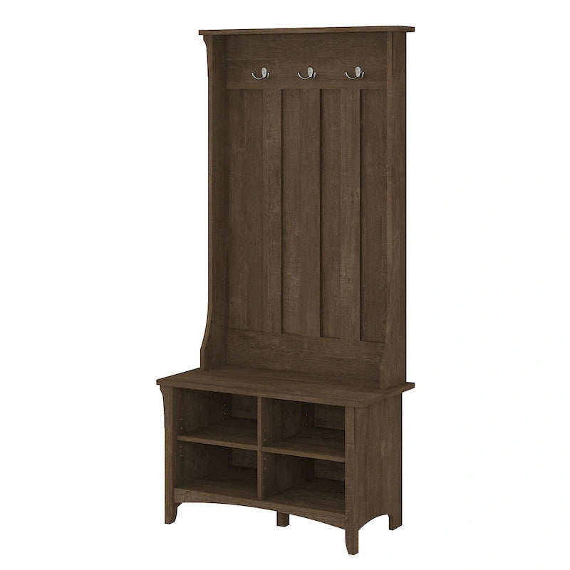Meuble à chaussures avec banc de rangement intégré