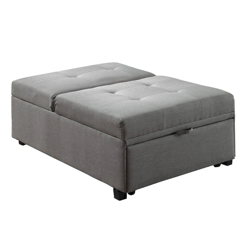Fauteuil-lit cabriolet rembourré en tissu moderne