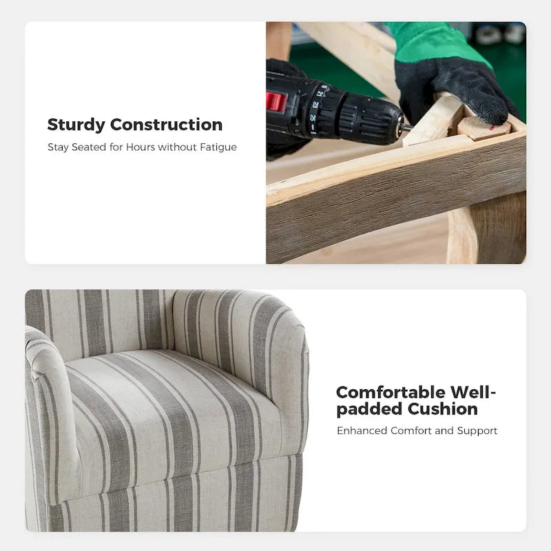 Fauteuil pivotant traditionnel