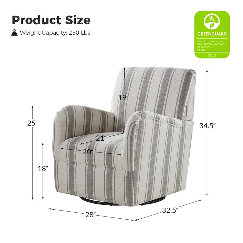 Fauteuil pivotant traditionnel