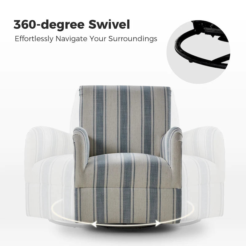 Fauteuil pivotant traditionnel