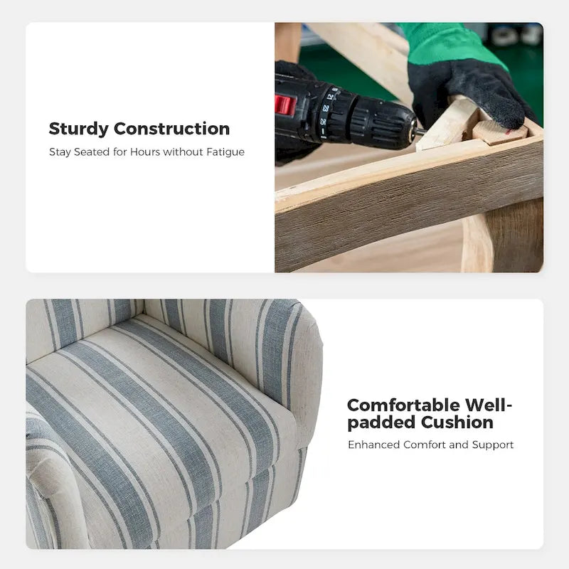 Fauteuil pivotant traditionnel