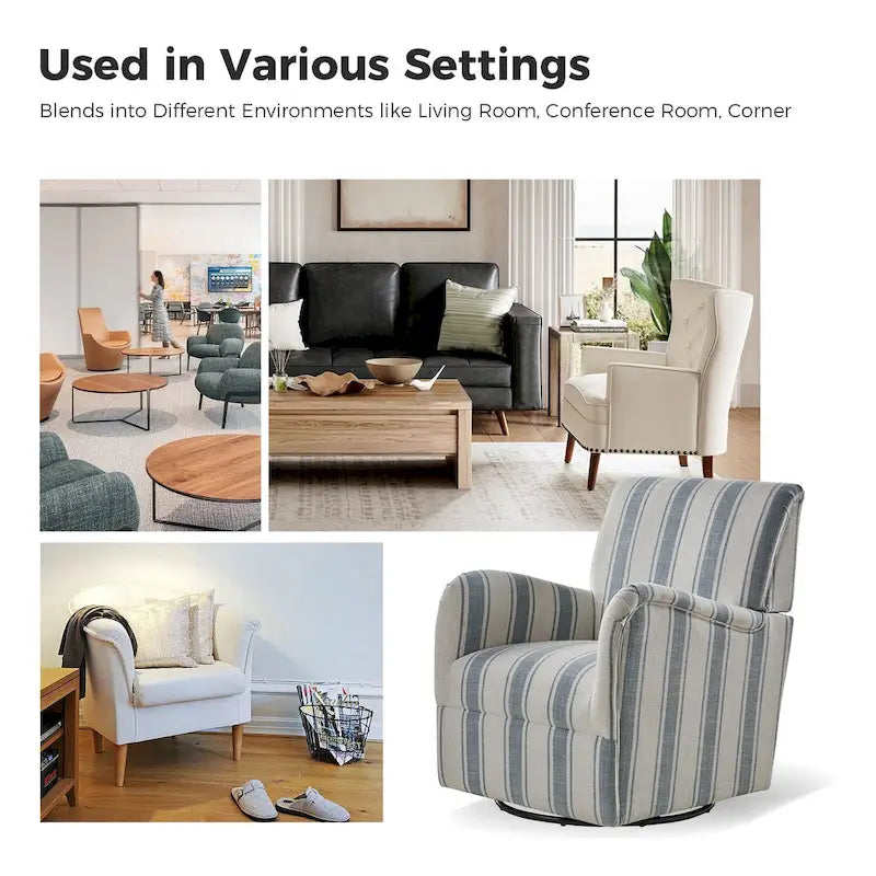 Fauteuil pivotant traditionnel