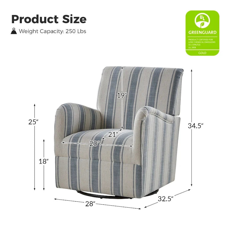 Fauteuil pivotant traditionnel