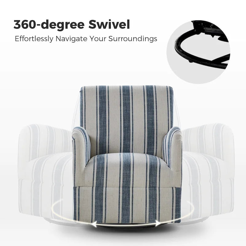 Fauteuil pivotant traditionnel