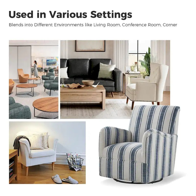 Fauteuil pivotant traditionnel