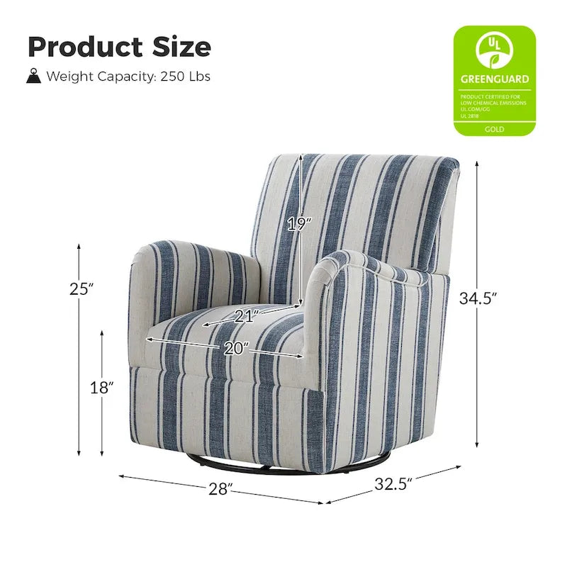 Fauteuil pivotant traditionnel