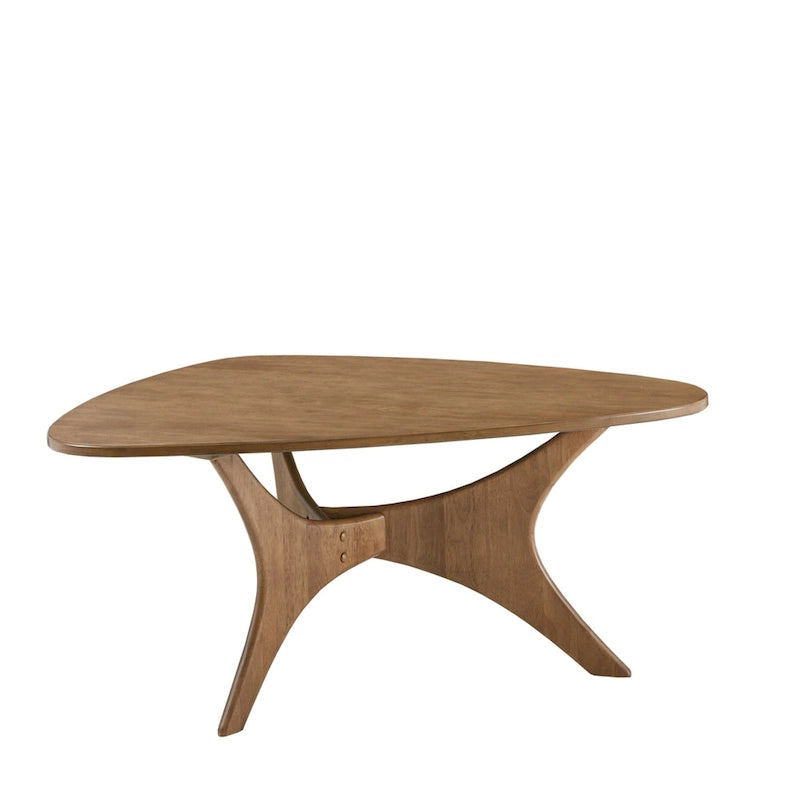 Table basse en bois triangulaire