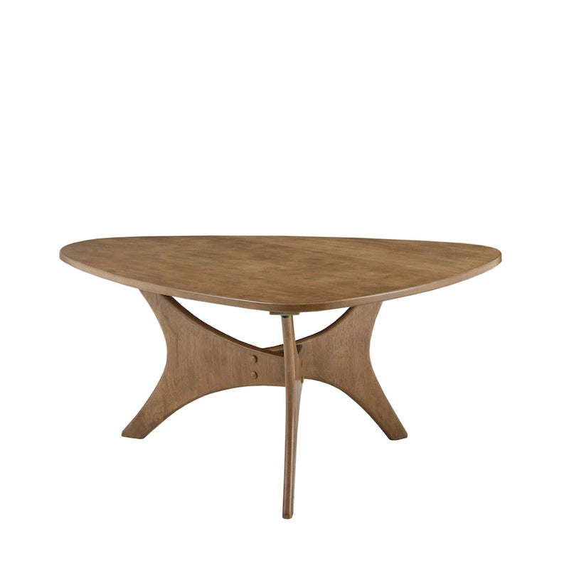 Table basse en bois triangulaire