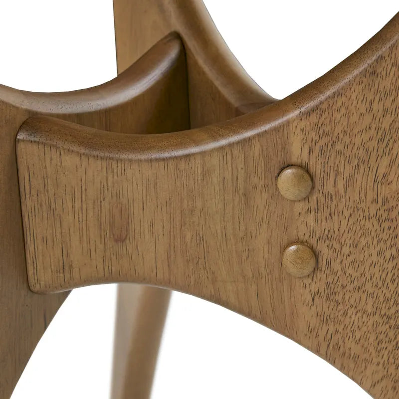 Table basse en bois triangulaire