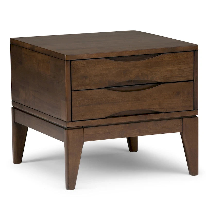 TABLE D'APPOINT CARRÉE EN BOIS MASSIF - 55,88 L x 55,88 P x 50,8 H (en cm)