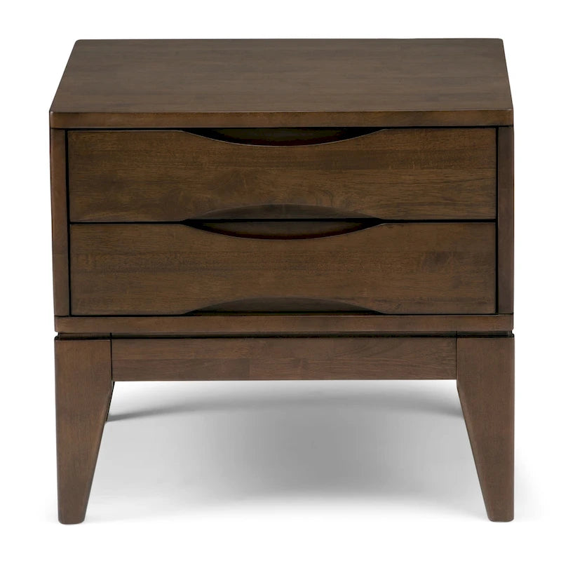 TABLE D'APPOINT CARRÉE EN BOIS MASSIF - 55,88 L x 55,88 P x 50,8 H (en cm)