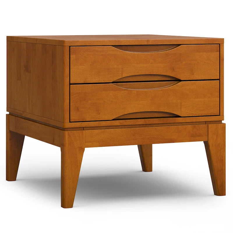 TABLE D'APPOINT CARRÉE EN BOIS MASSIF - 55,88 L x 55,88 P x 50,8 H (en cm)