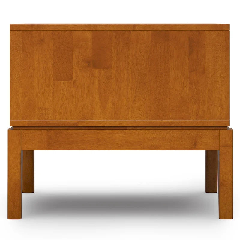 TABLE D'APPOINT CARRÉE EN BOIS MASSIF - 55,88 L x 55,88 P x 50,8 H (en cm)