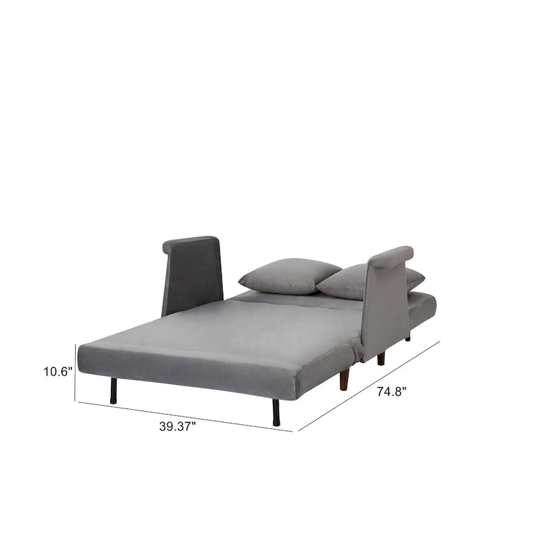 Chaise-futon convertible