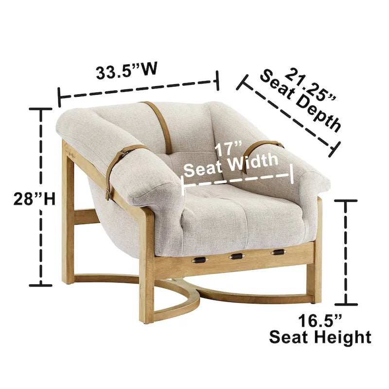 Fauteuil de salon en cuir véritable