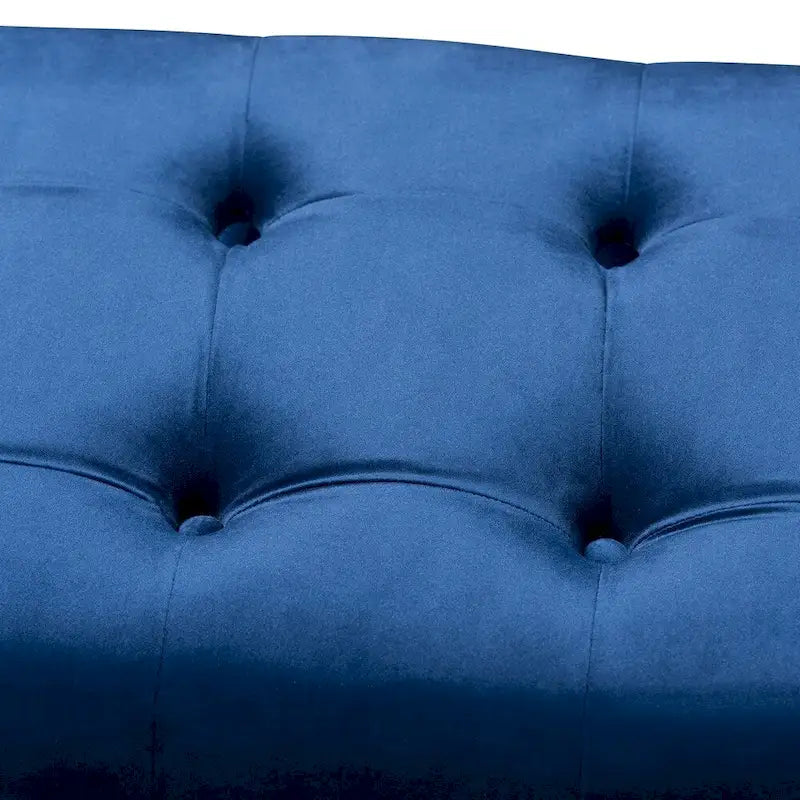Banc en velours moderne et contemporain