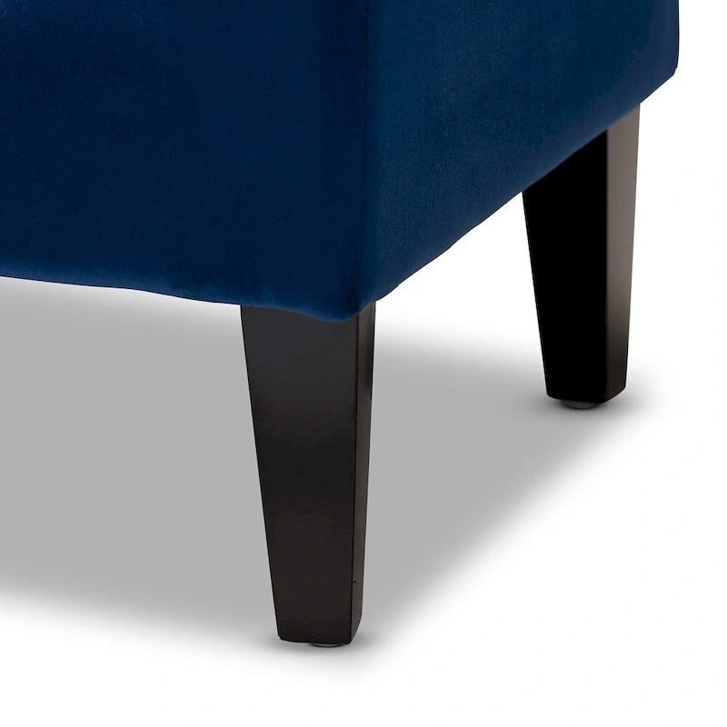 Banc en velours moderne et contemporain
