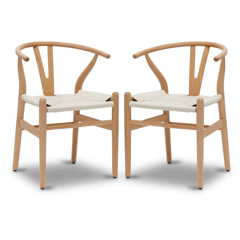 Chaises Weave - Structure en bois massif