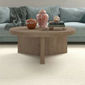 Table basse ronde de 91 cm de diamètre - 91 cm de diamètre