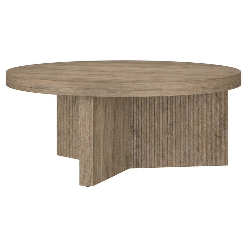 Table basse ronde de 91 cm de diamètre - 91 cm de diamètre