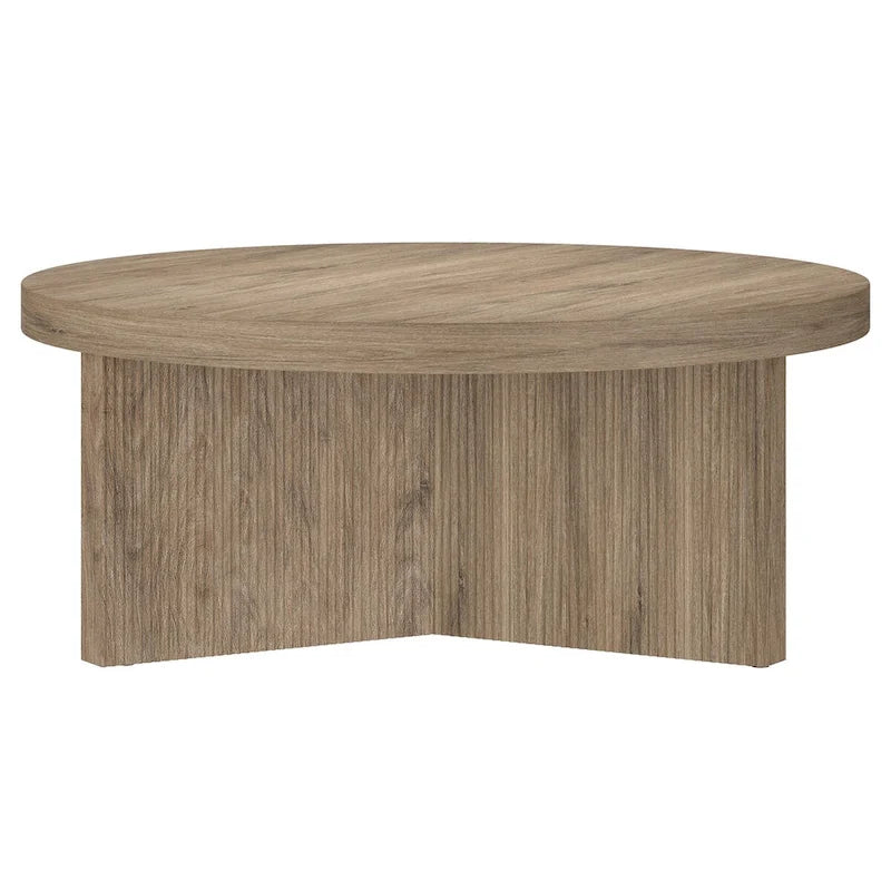 Table basse ronde de 91 cm de diamètre - 91 cm de diamètre